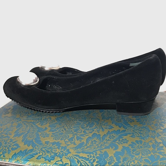 Jill Stuart Shoes - Jill Stuart Black Emily Mascara Velvet pumps